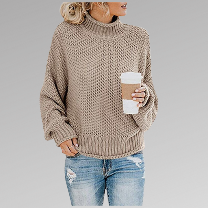 HELLENA - CLASSY TURTLENECK PULLOVER