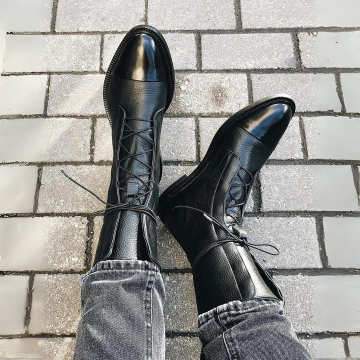 ROMA - VEGAN LEATHER BOOTS