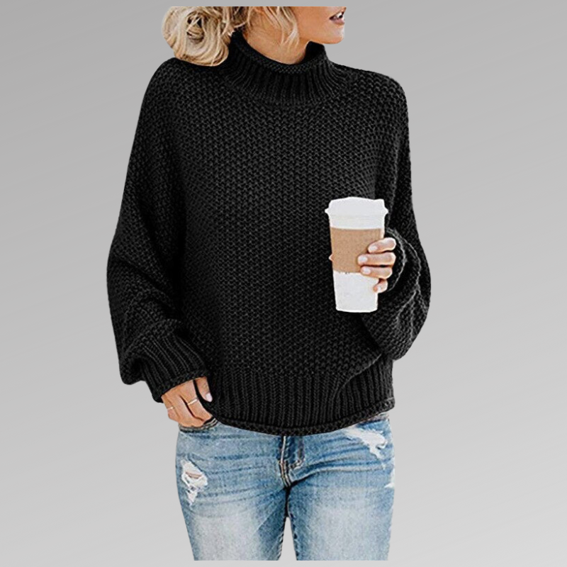 HELLENA - CLASSY TURTLENECK PULLOVER