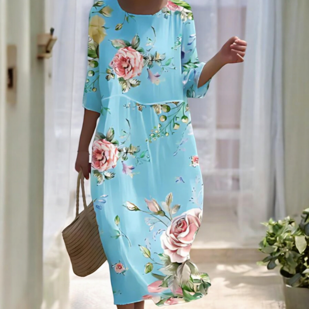 Martha - Elegant Floral Dress